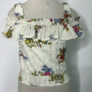 House of Harlow 1960 Romantic Off Shoulder Top